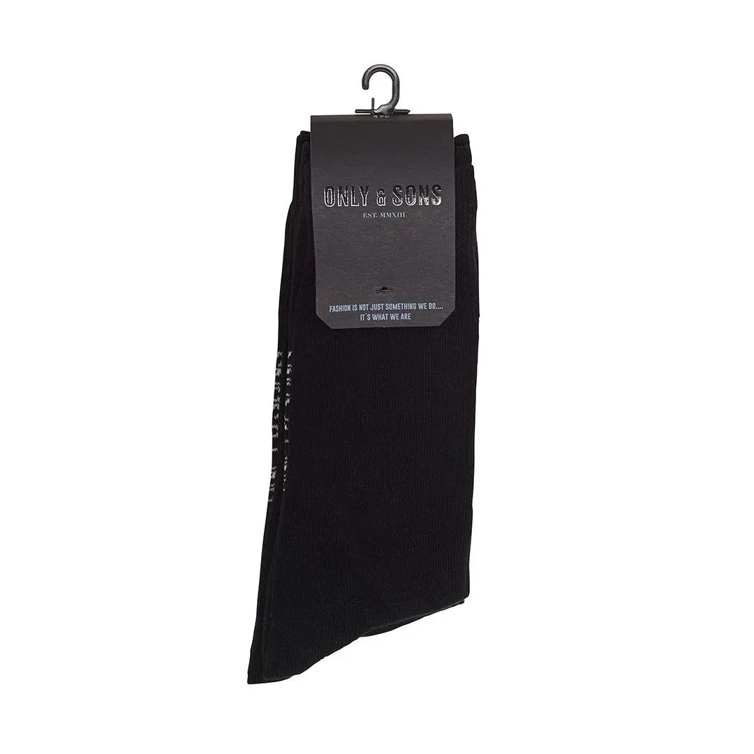 Lester Sock 4 Pack - Black Only & Sons