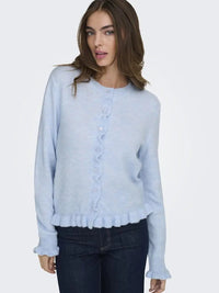 Letty Cardigan - Cashmere Blue Detail JDY