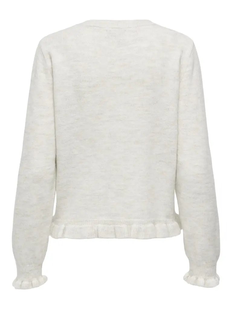 Letty Cardigan - Cloud Dancer Detail JDY