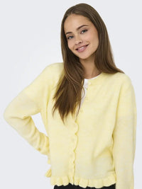 Letty Cardigan - Pastel Yellow Detail JDY