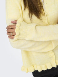 Letty Cardigan - Pastel Yellow Detail JDY