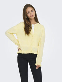Letty Cardigan - Pastel Yellow Detail JDY