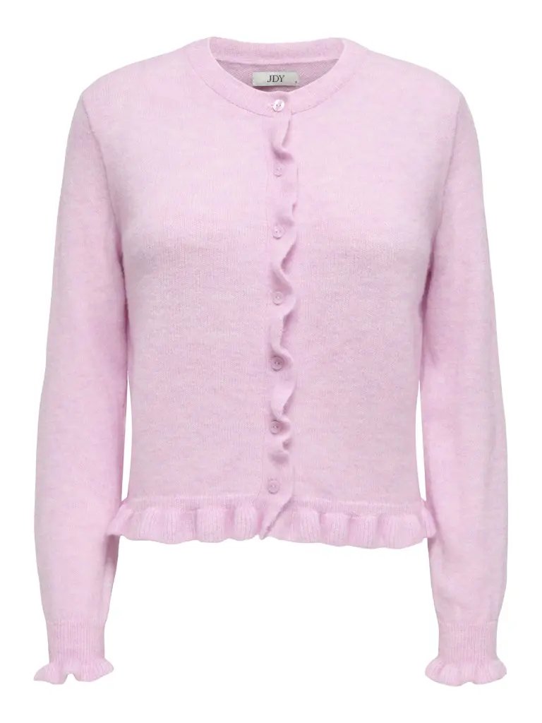 Letty Cardigan - Pink Lady Detail JDY