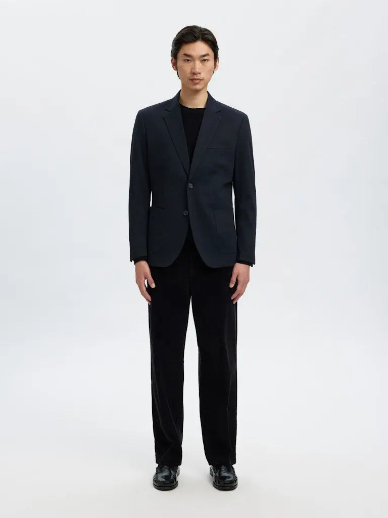 Lewis Jersey Blazer - Dark Navy Selected Homme