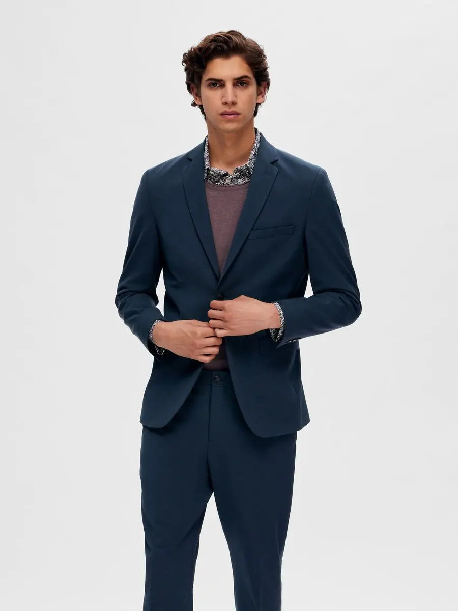 Liam Blazer Flex - Blue Depths Selected Homme