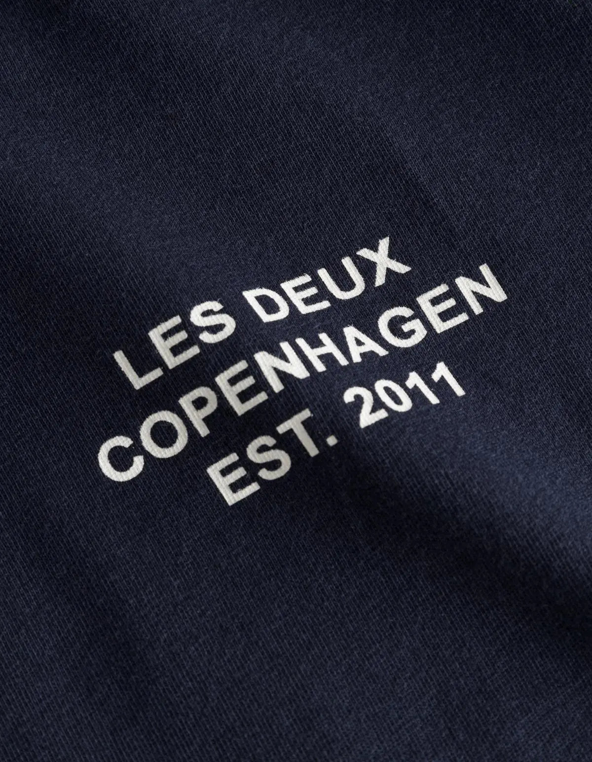 Copenhagen T-Skjorte - Dark Navy/Light Ivory Les Deux