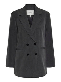 Likka Oversized Blazer - Dark Grey Melange Y.A.S