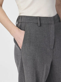 Likka Wide Pants - Dark Grey Melange Y.A.S