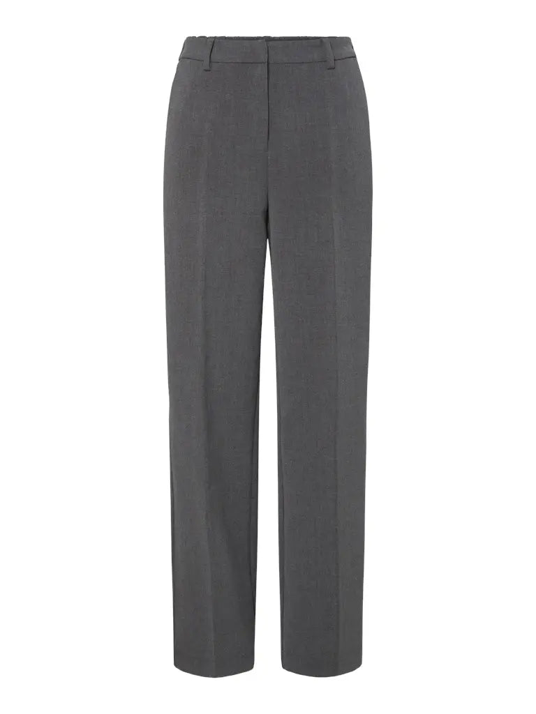 Likka Wide Pants - Dark Grey Melange Y.A.S