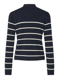 Limana Strikket Cardigan - Navy Blazer Stripe Y.A.S