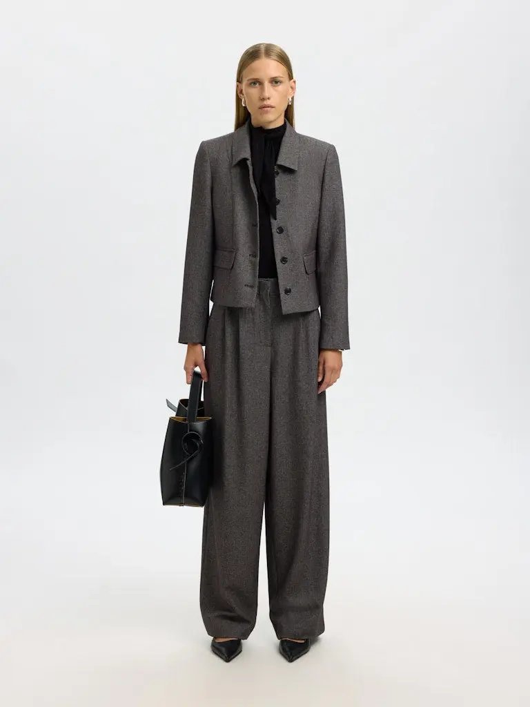 Lina Høyhalset Genser - Black Selected Femme