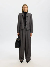 Lina Høyhalset Genser - Black Selected Femme