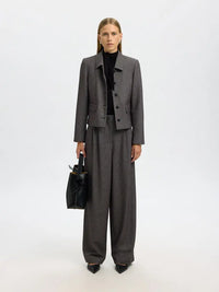 Lina Høyhalset Genser - Black Selected Femme