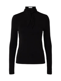 Lina Høyhalset Genser - Black Selected Femme