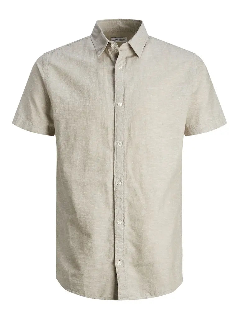 Linen Blend Skjorte SS - Crockery Jack&Jones