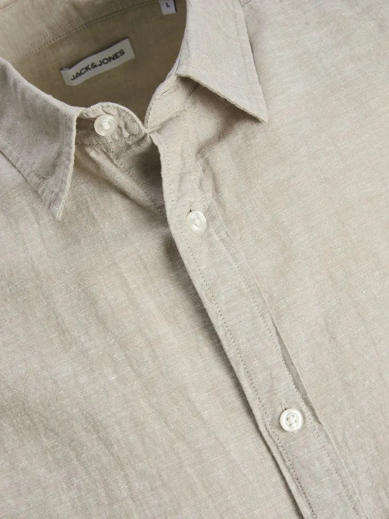 Linen Blend Skjorte SS - Crockery Jack&Jones