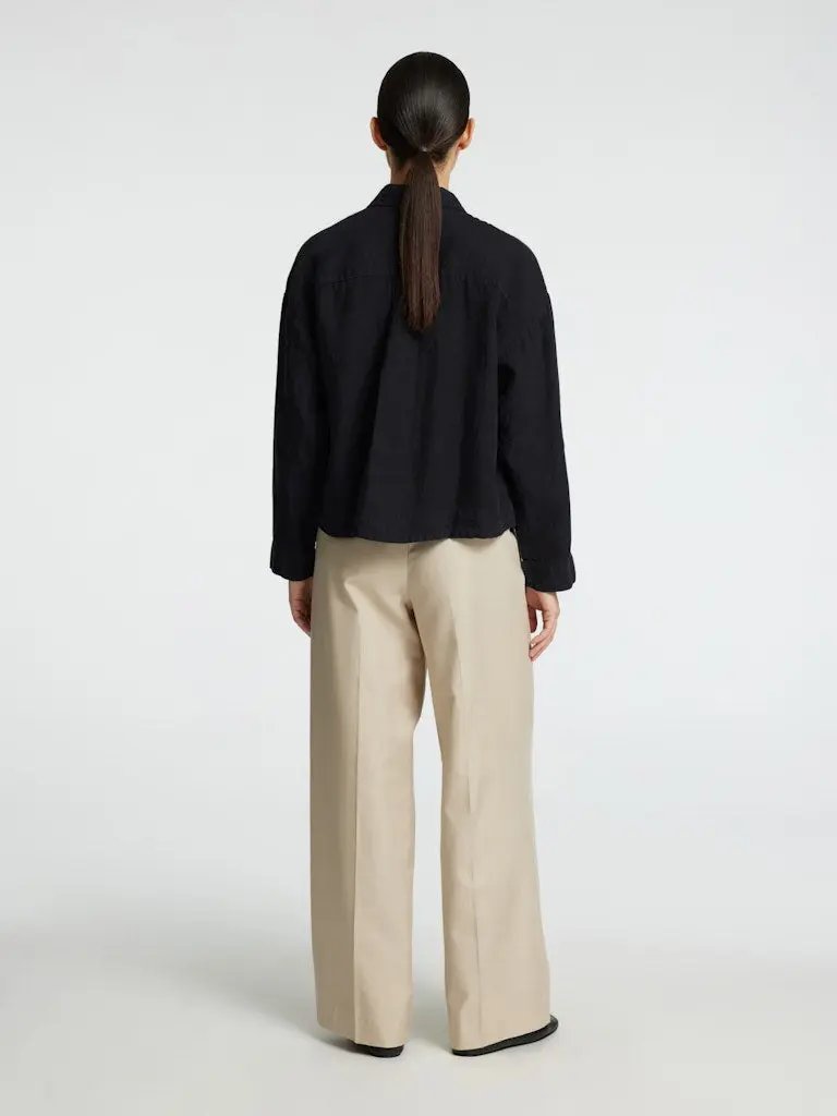 Linnie Linskjorte - Black Selected Femme