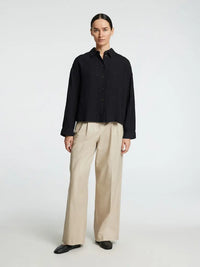 Linnie Linskjorte - Black Selected Femme