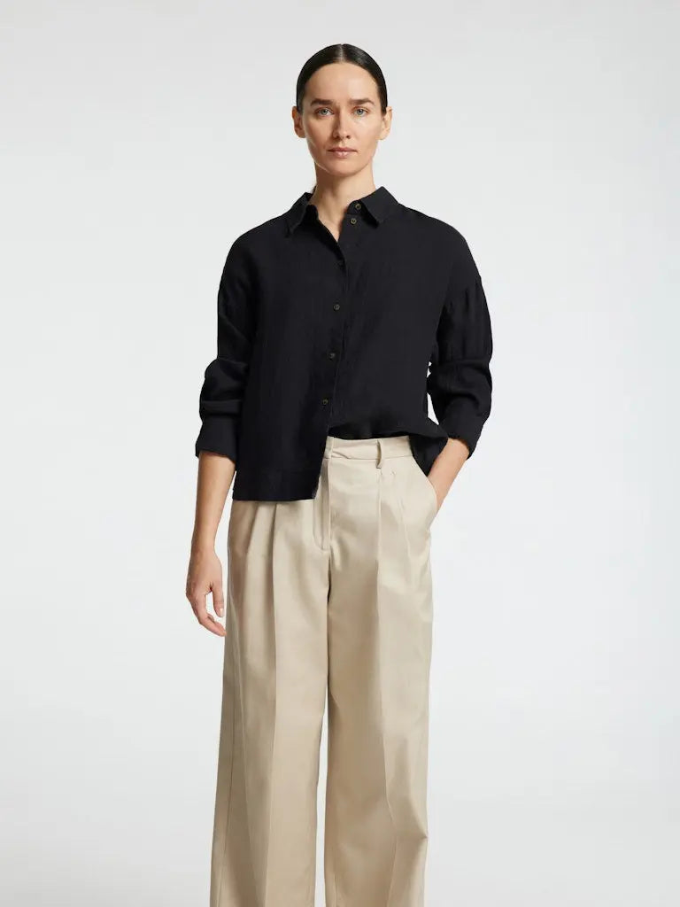 Linnie Linskjorte - Black Selected Femme