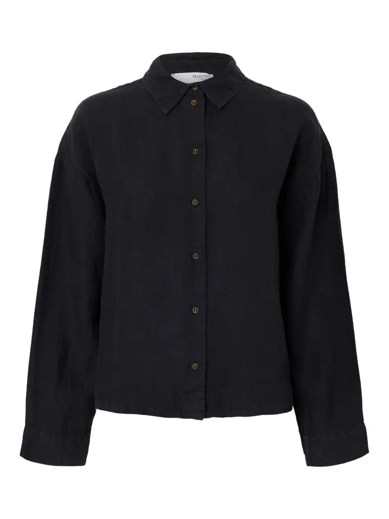 Linnie Linskjorte - Black Selected Femme