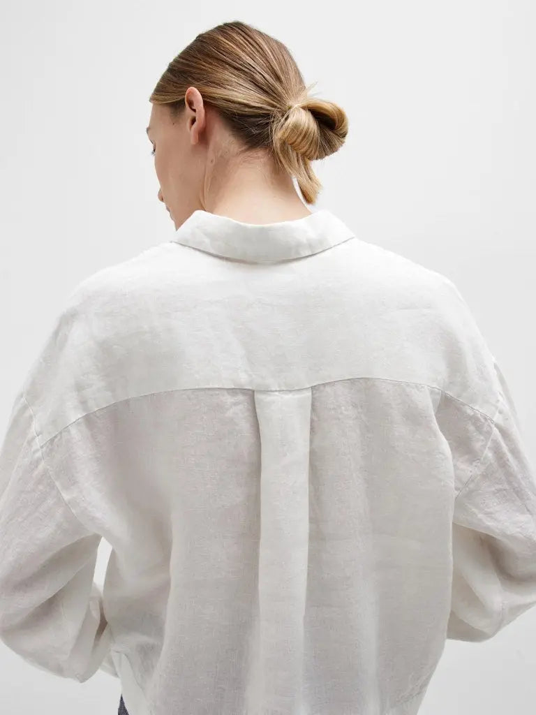 Linnie Linskjorte - White Selected Femme