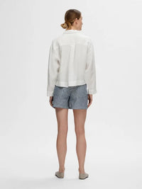 Linnie Linskjorte - White Selected Femme