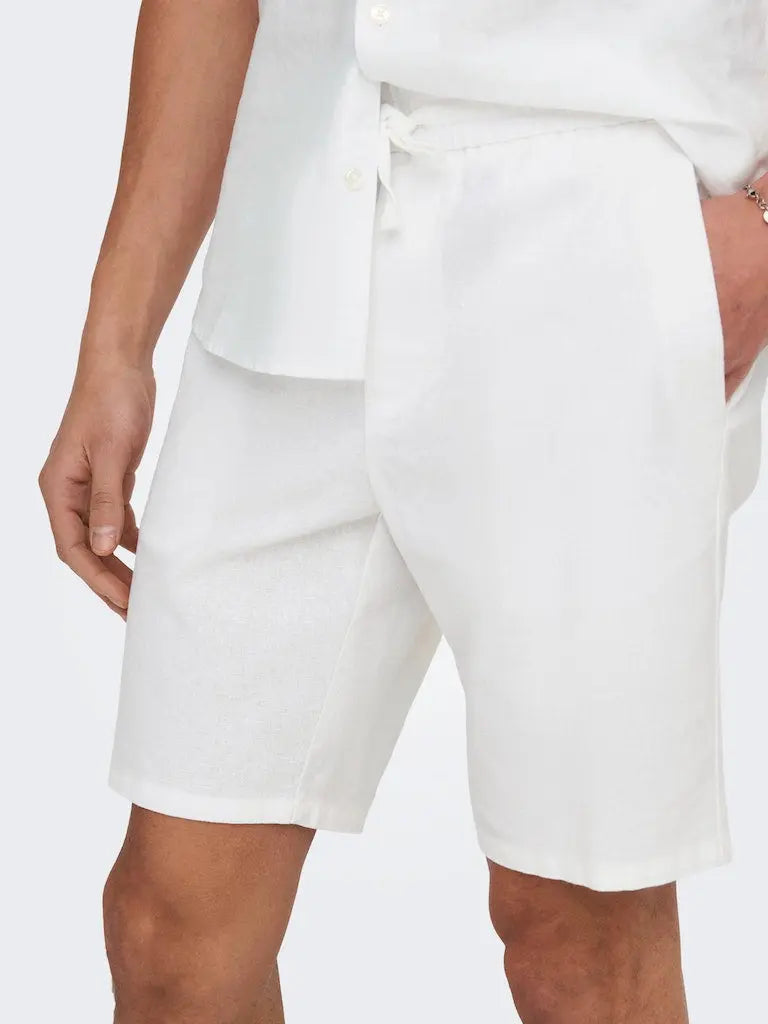 Linus Linshorts 0007 - Bright White Only & Sons