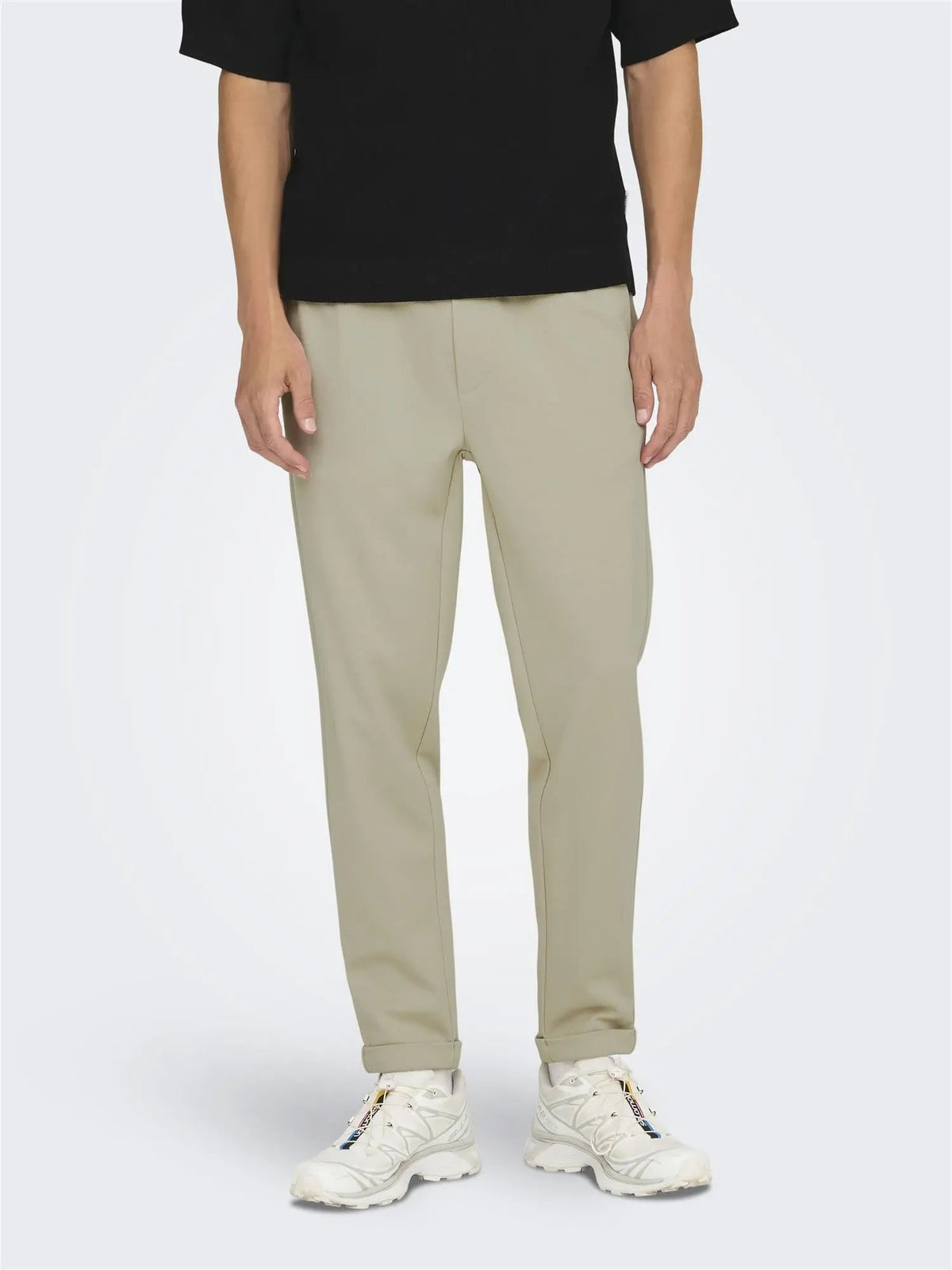 Linus Tappered Bukse 0192 - Silver Lining Only & Sons