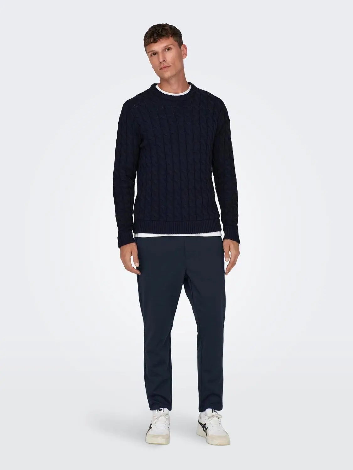 Linus Tappered Bukse 2454 - Dark Navy Only & Sons