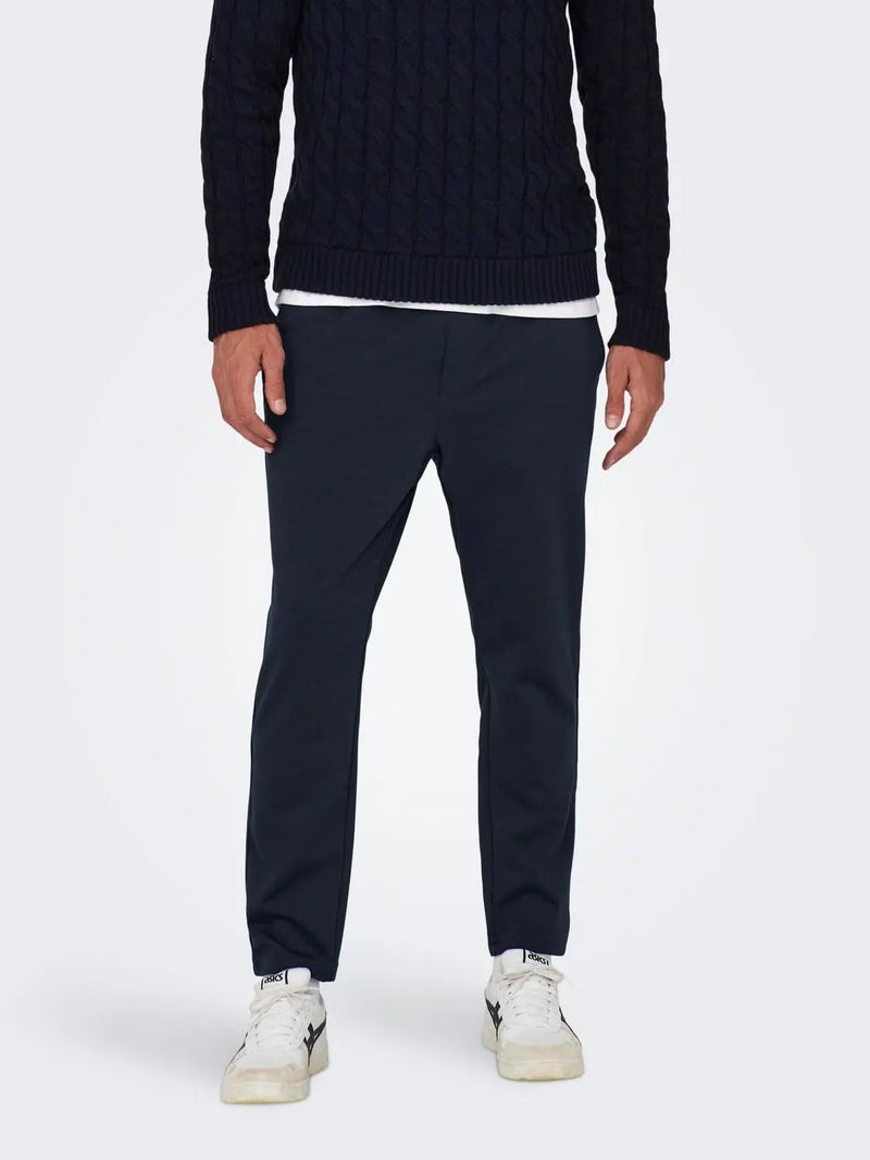 Linus Tappered Bukse 2454 - Dark Navy Only & Sons