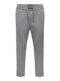 Linus Tappered Bukse 2454 - Medium Grey Melange Only & Sons