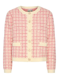 Livia Cardigan - Raspberry Sorbet Pattern Y.A.S