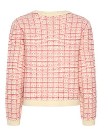 Livia Cardigan - Raspberry Sorbet Pattern Y.A.S