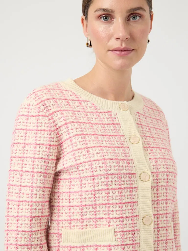 Livia Cardigan - Raspberry Sorbet Pattern Y.A.S