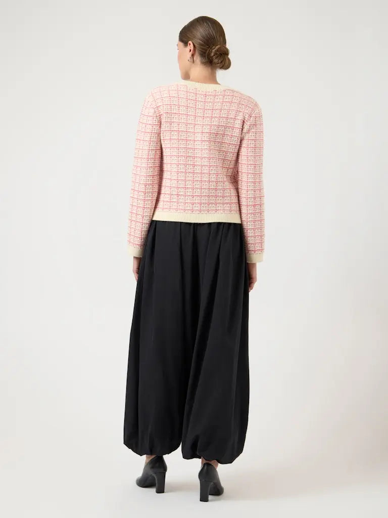 Livia Cardigan - Raspberry Sorbet Pattern Y.A.S