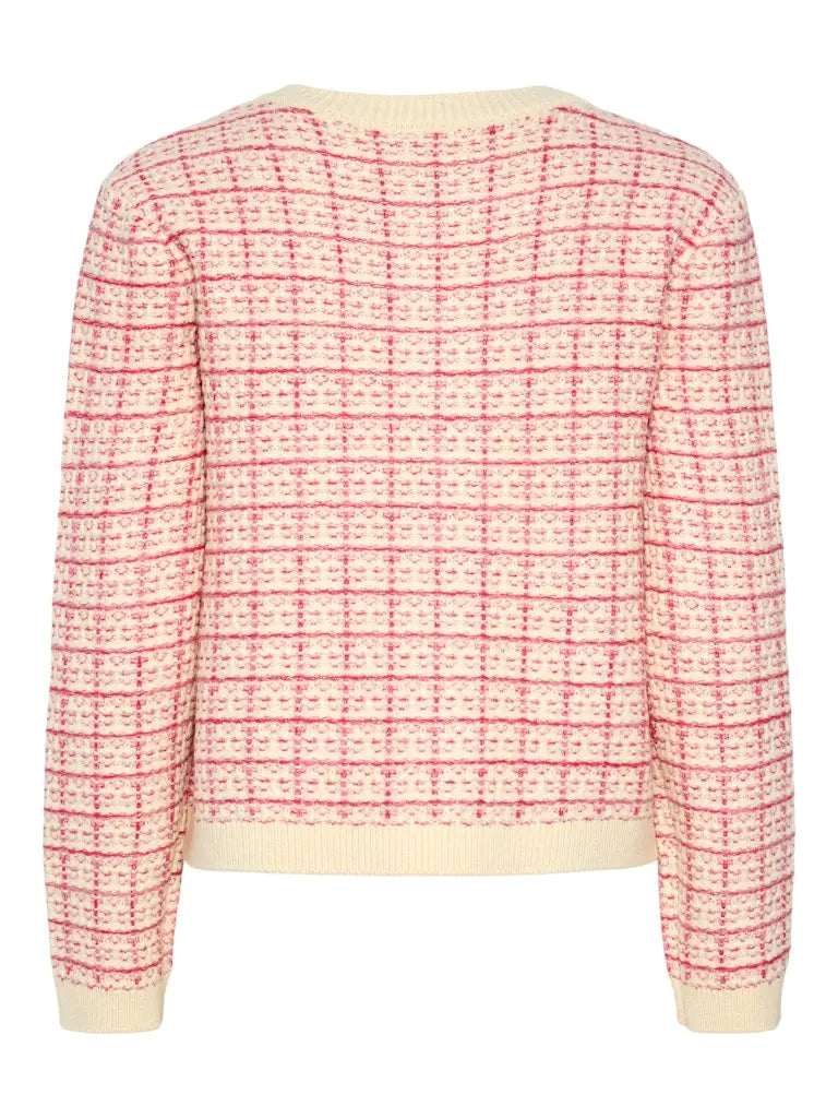 Livia Cardigan - Raspberry Sorbet Pattern Y.A.S