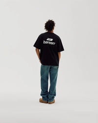 Logo Box Fit T-Skjorte - Black Bareen