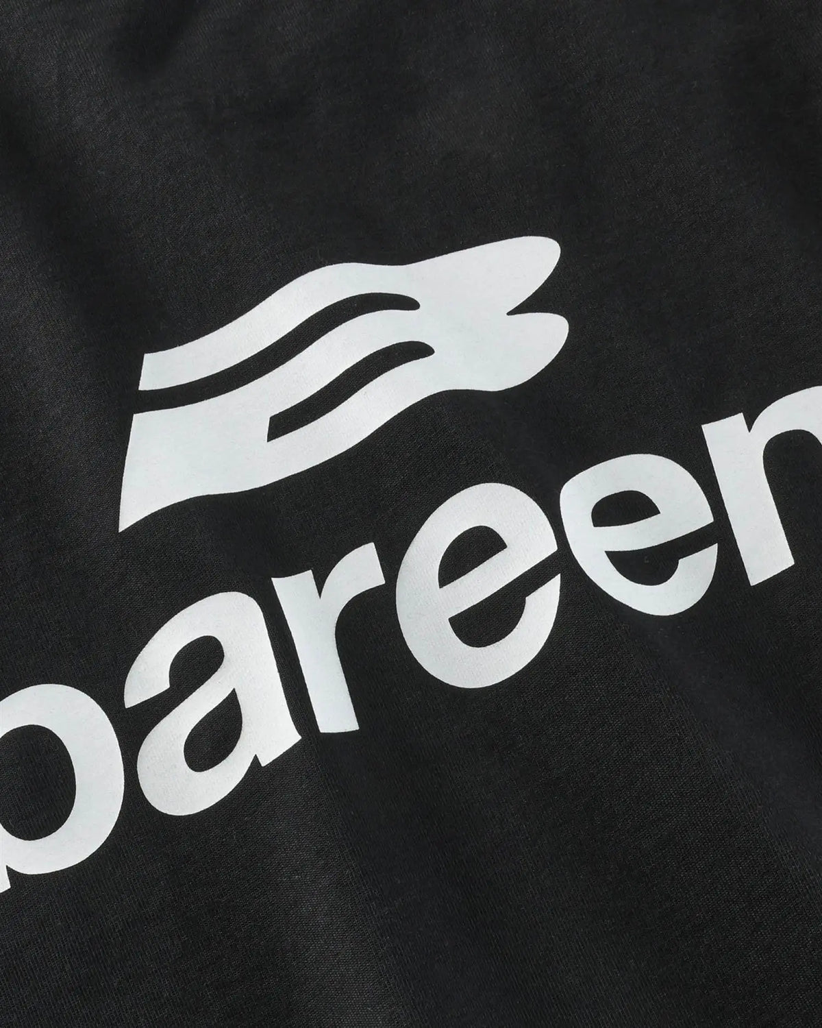 Logo Box Fit T-Skjorte - Black Bareen
