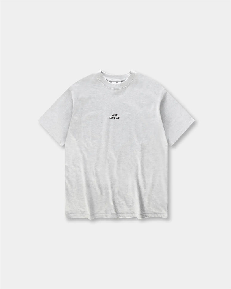 Logo Box Fit T-Skjorte - Cloudy Grey Bareen