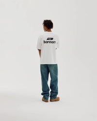 Logo Box Fit T-Skjorte - White Bareen