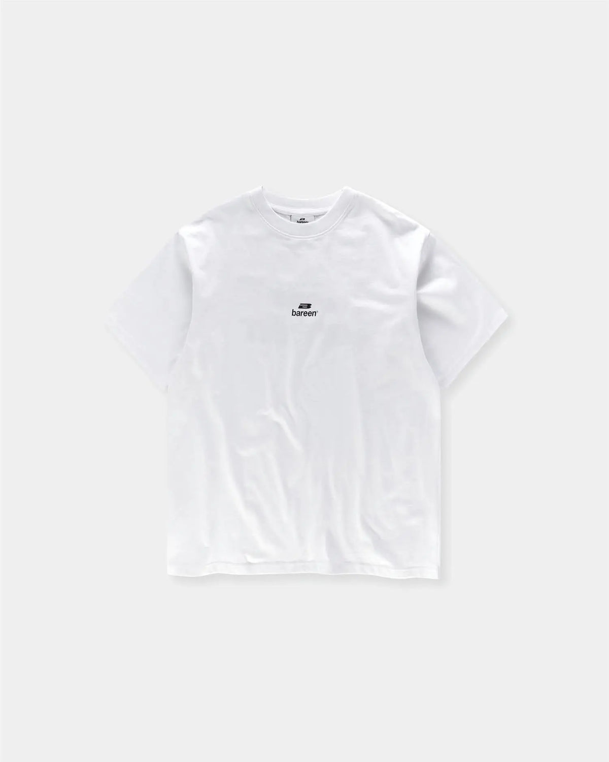 Logo Box Fit T-Skjorte - White Bareen