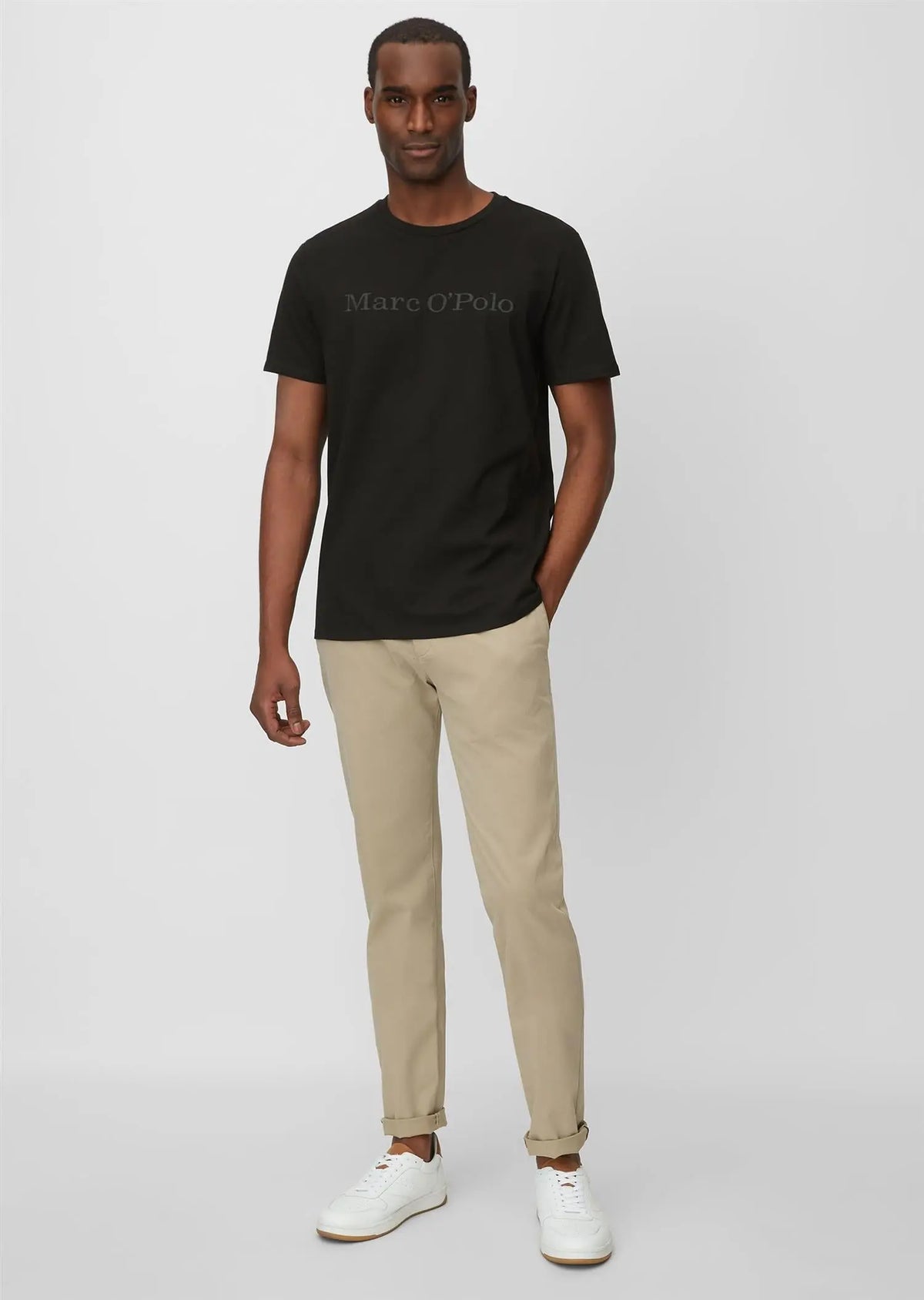 Logo T-Skjorte Organic - Black Marc O'Polo