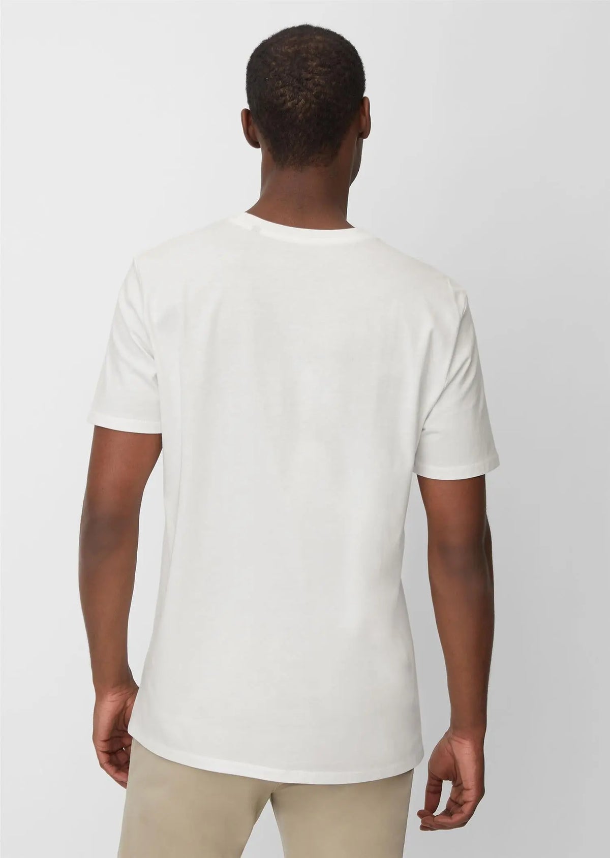 Logo T-Skjorte Organic - White Marc O'Polo