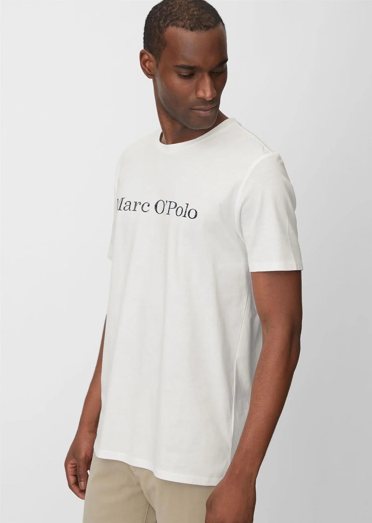 Logo T-Skjorte Organic - White Marc O'Polo