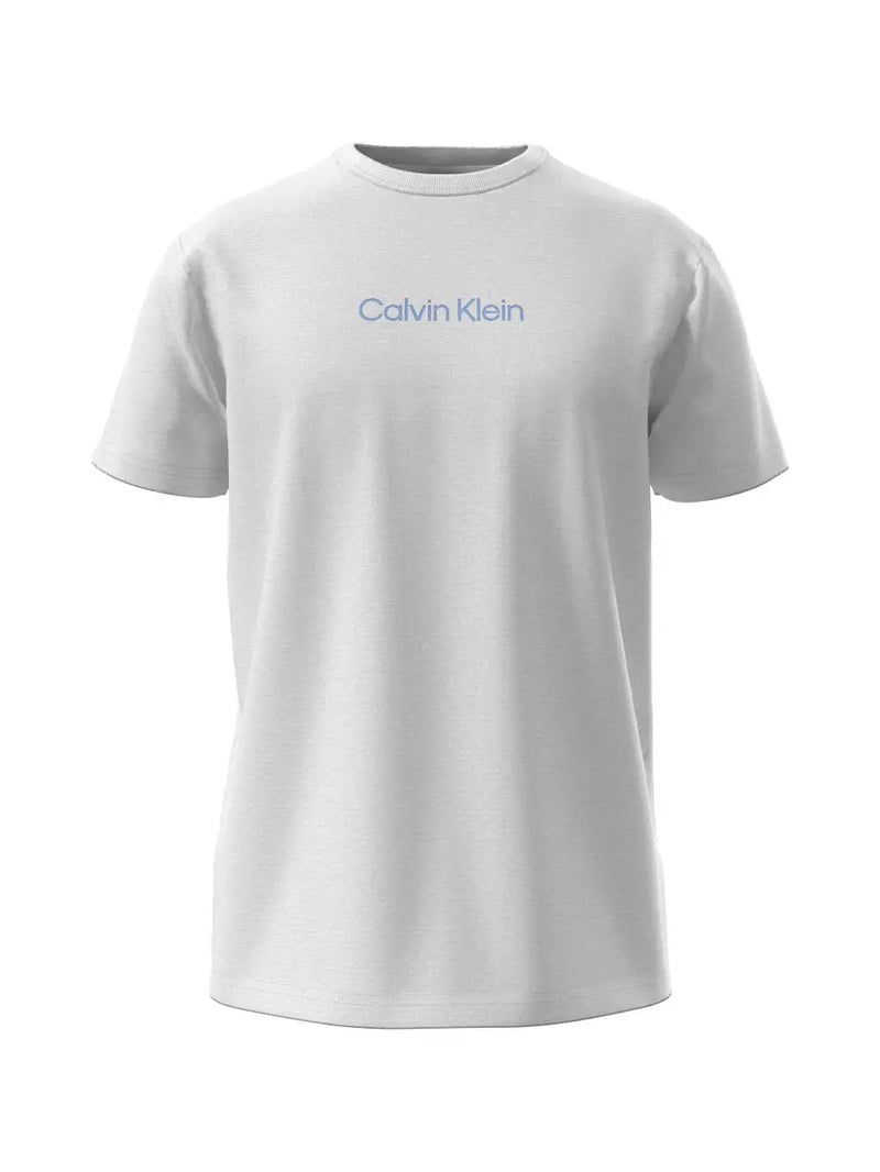 Logo T-Skjorte - White/Blue Logo Calvin Klein