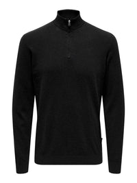 Loui Genser Half Zip - Black Only & Sons