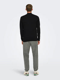 Loui Genser Half Zip - Black Only & Sons