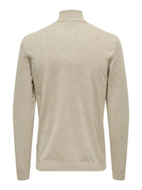 Loui Genser Half Zip - Oatmeal Detail Only & Sons