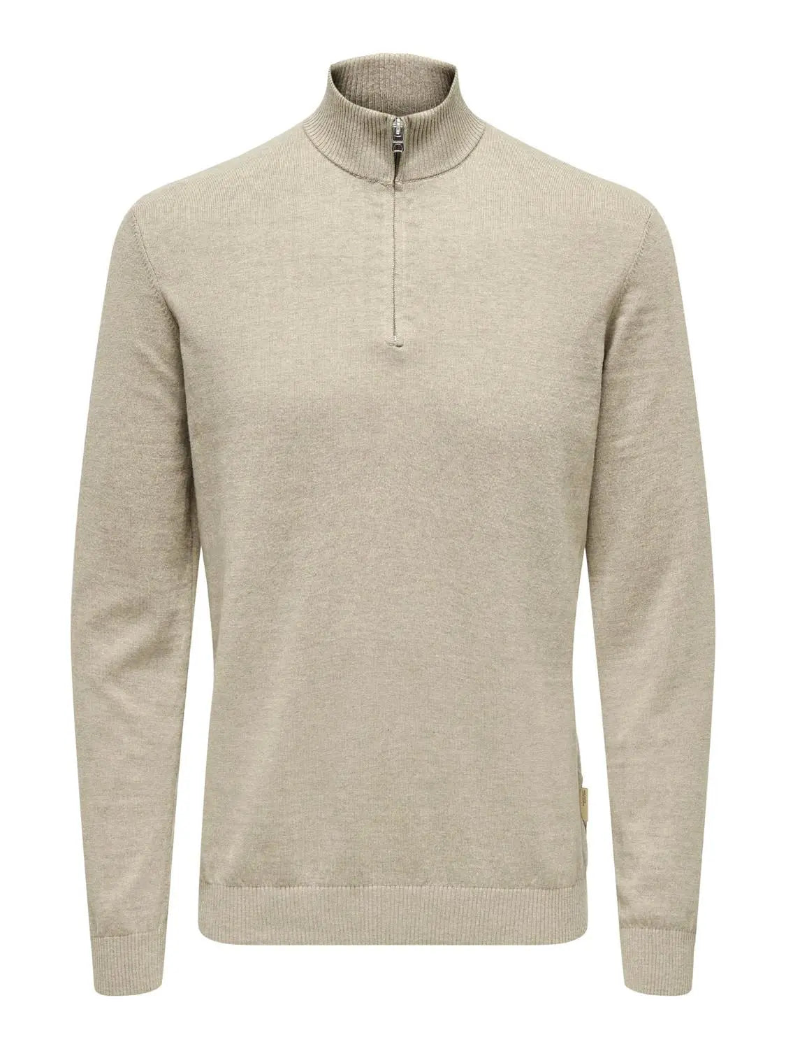 Loui Genser Half Zip - Oatmeal Only & Sons