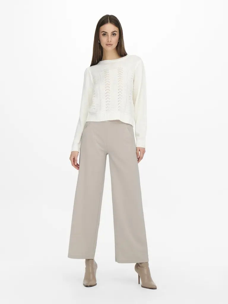 Louisville Catia Wide Leg - Chateau Grey JDY